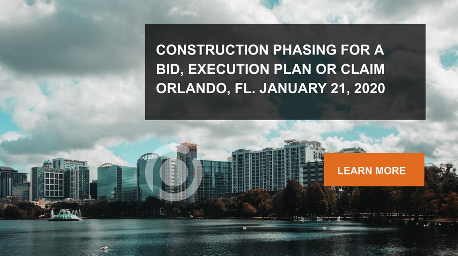Construction Phasing for a Bid, Execution Plan or Claim. Orlando, Fl. Jan 21, 2020