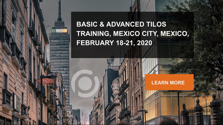 Basic & Advanced TILOS software training, Mexico City, MX. February 18-21, 2020