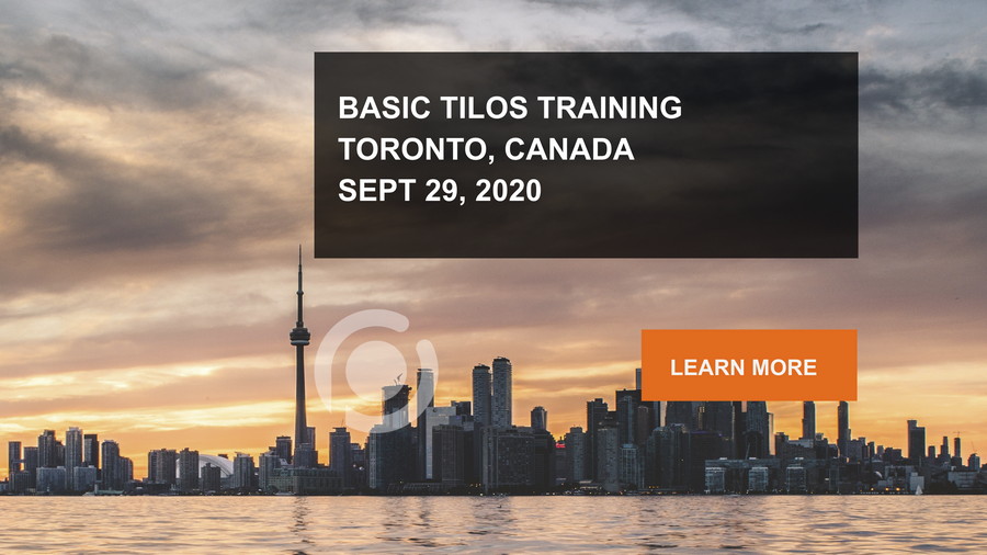Basic TILOS software training, Toronto, CA. Sept 29-Oct 1, 2020